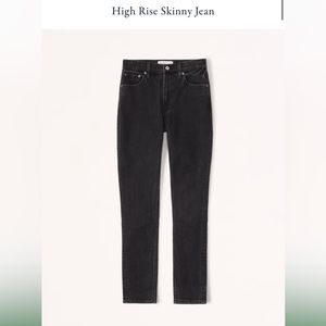 Abercrombie High Rise skinny jean